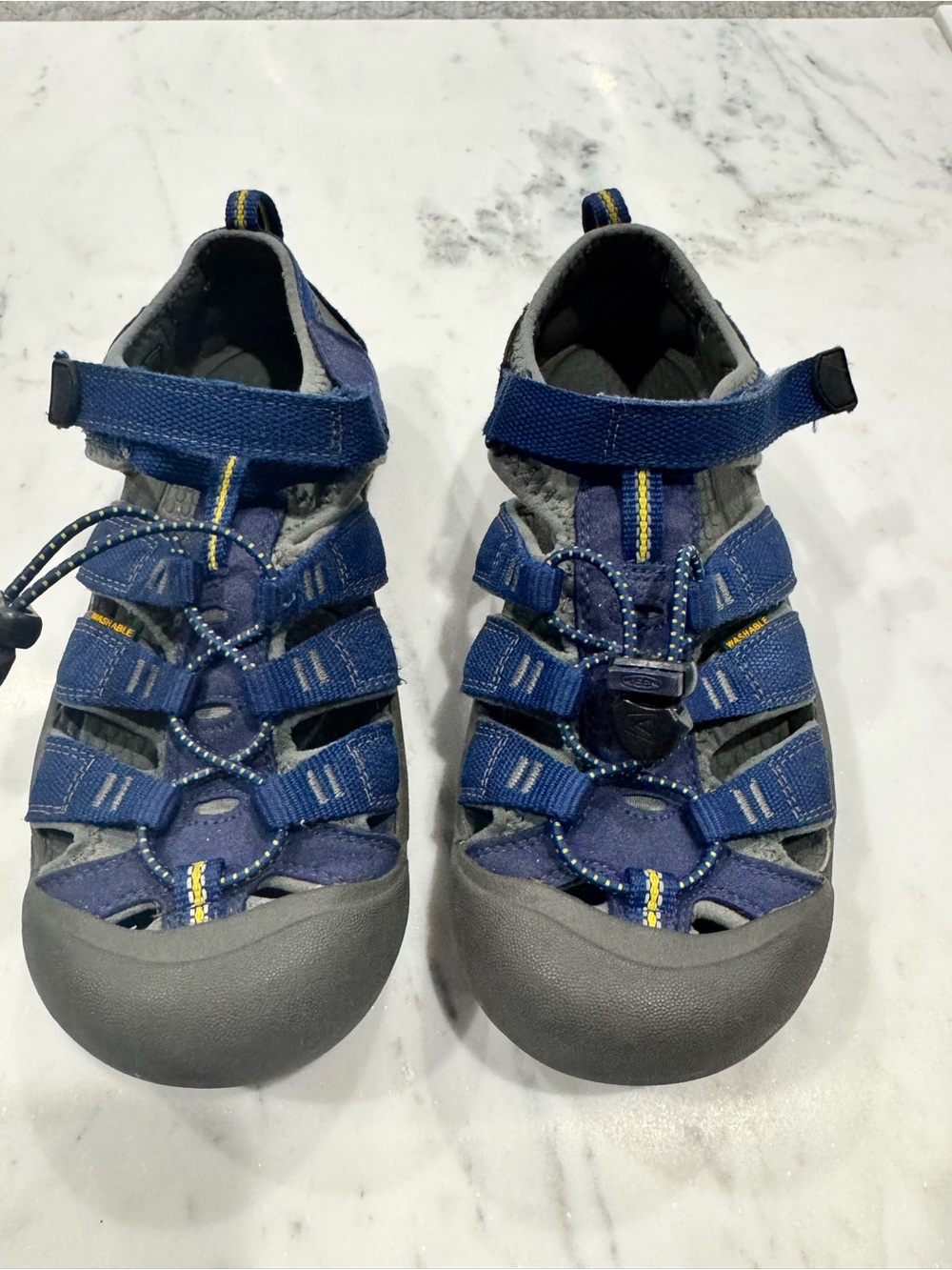 Keen Big Kids Newport H2 Navy Blue Closed-Toe Active Sandals